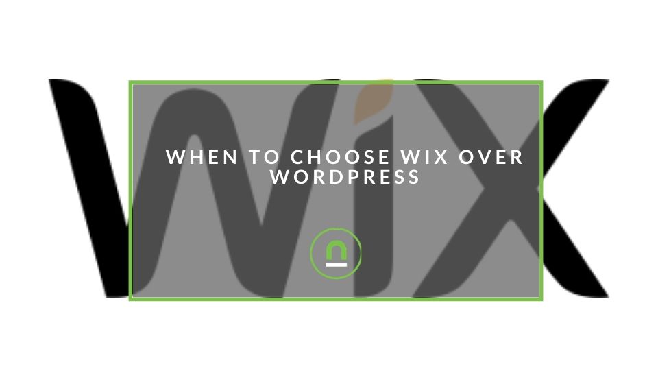 Situations where Wix is better than WordPress