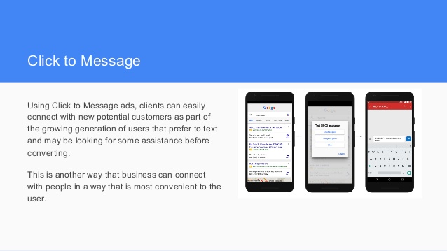 Click to Message Ads with Adwords