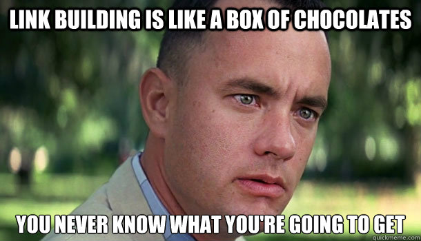 Forrest Gump on link building