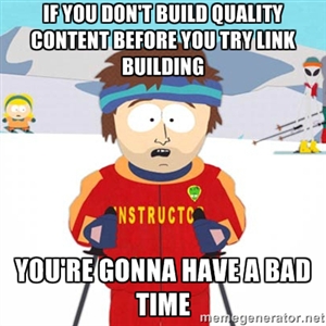 Linking to quality content