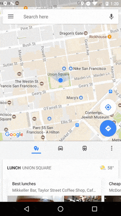 Google maps redesign