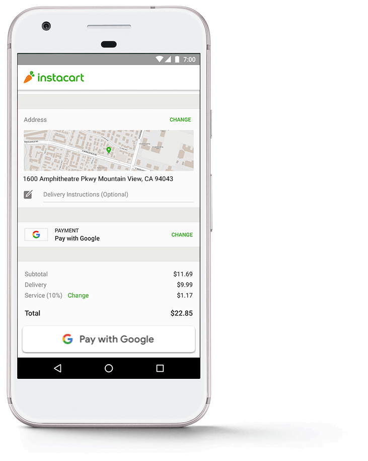 Pay with Google Demo