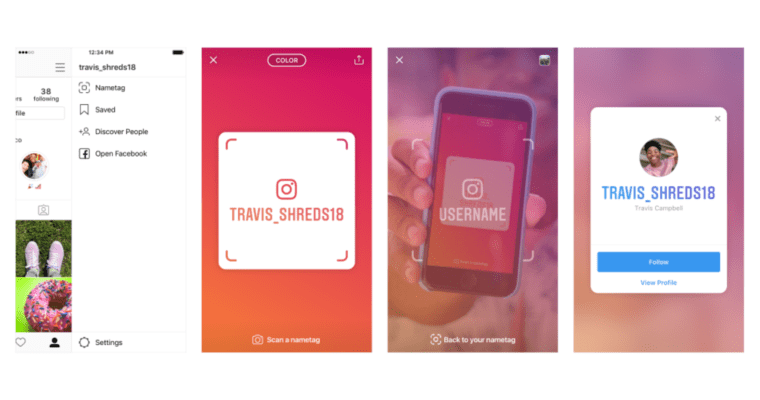 Instagram QR tags