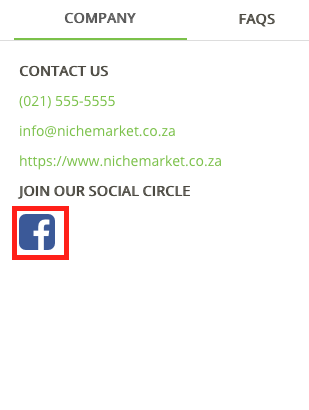 link your social media accounts with nichemarket