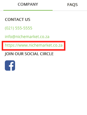 Linking your site to nichemarket